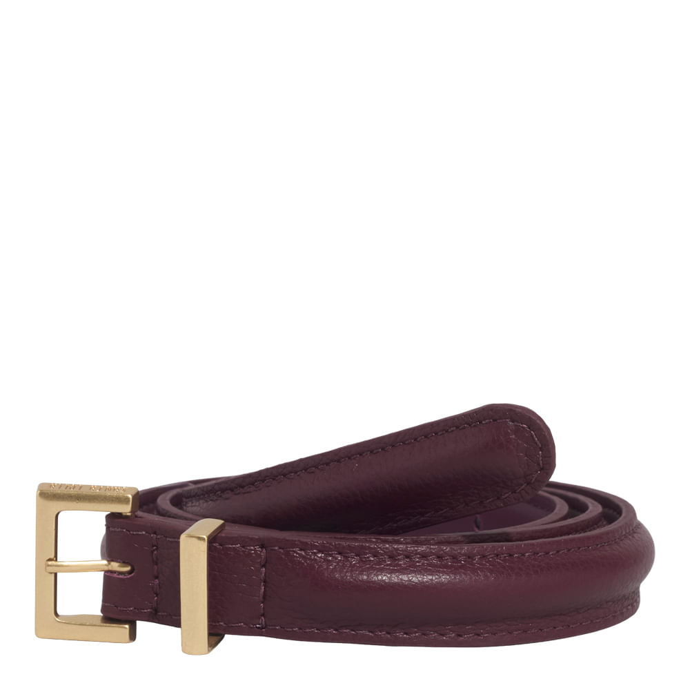 Cinto Couro Floater Roxo Berry