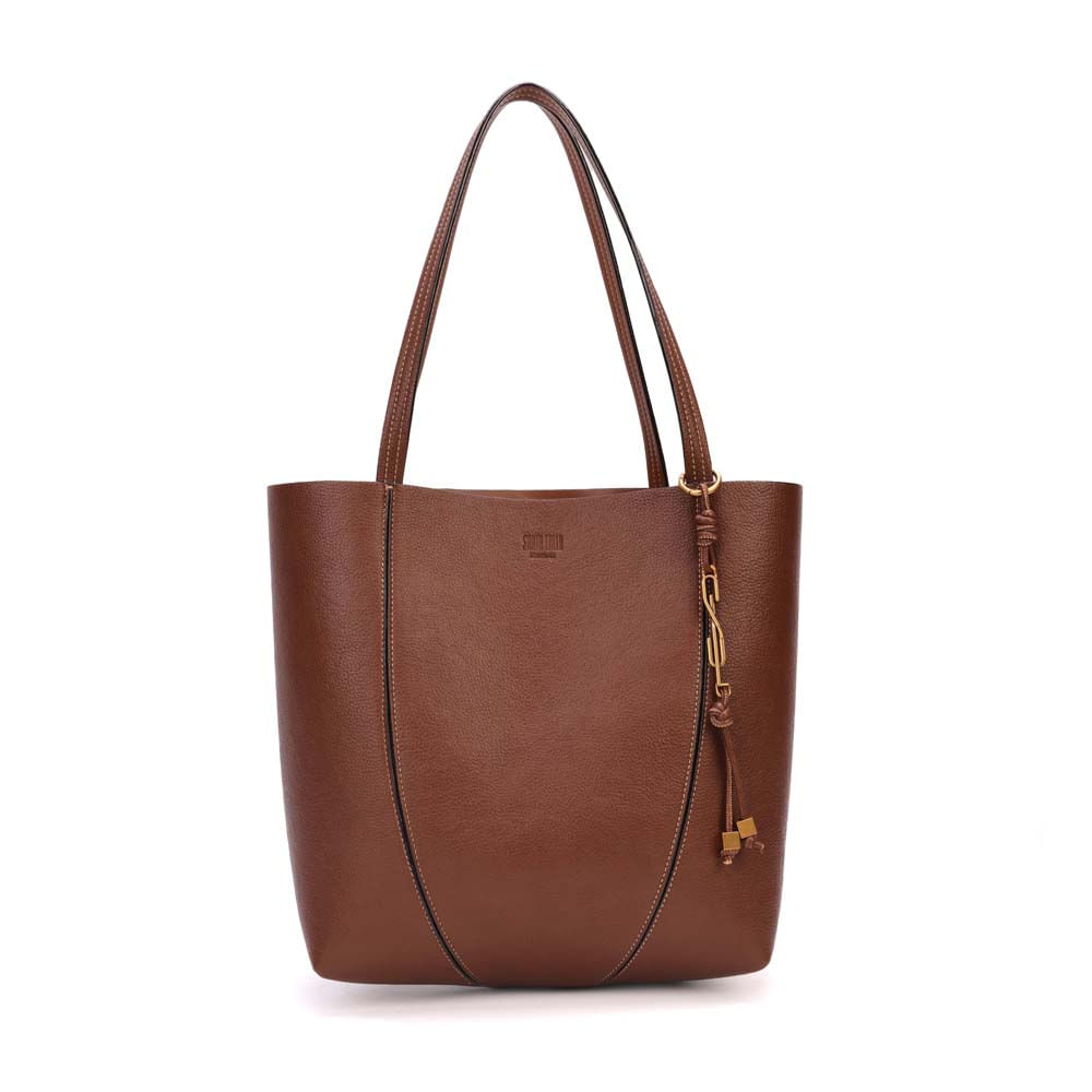 Bolsa Tote Média Floater Terracota Alça Longa
