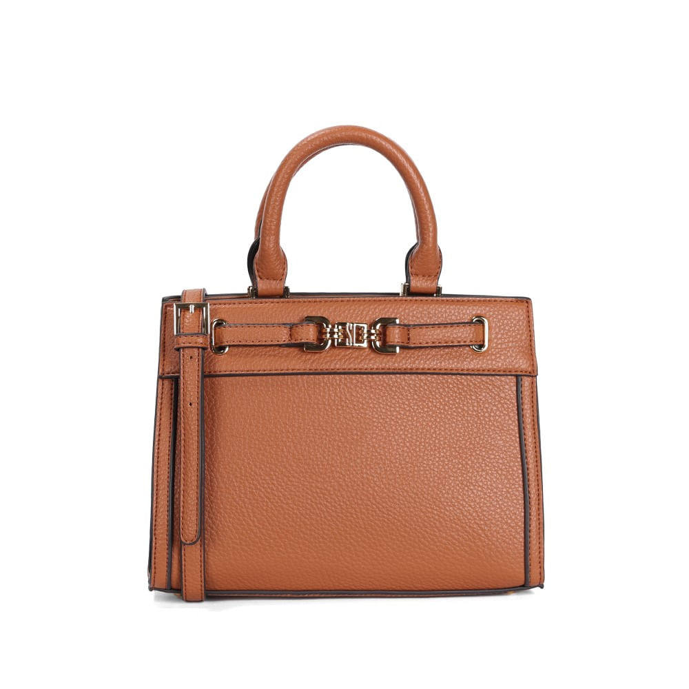 Bolsa Média Floater Estruturada Marrom Bridão Transversal
