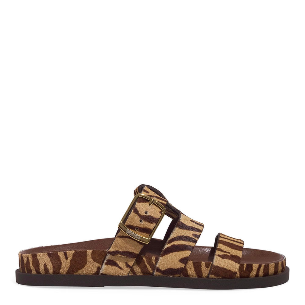 Papete Couro Pelo Animal Print Zebra