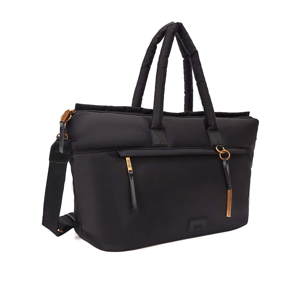 Bolsa Mala Grande Nylon Tiracolo Preto