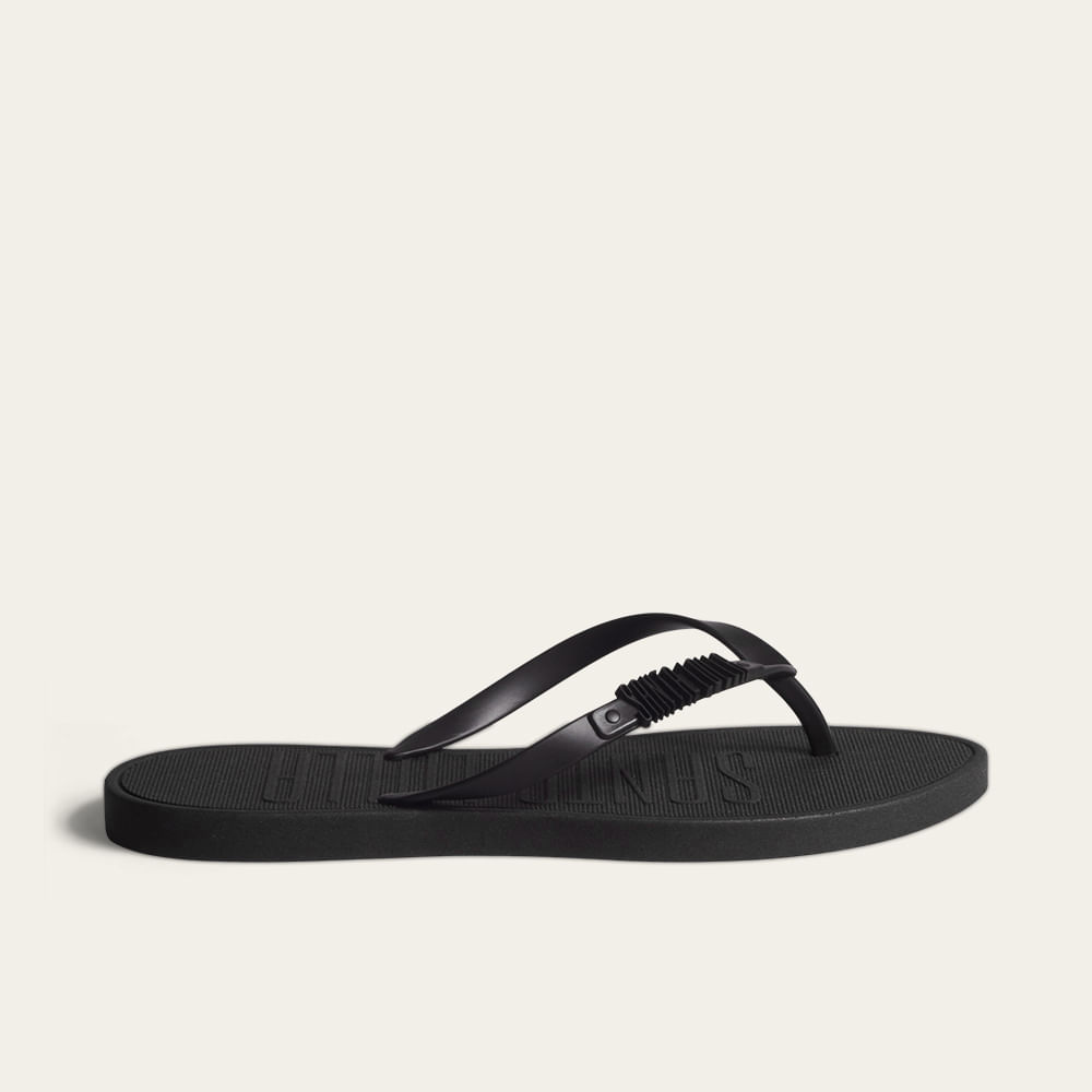 Chinelo Flip Flop Borracha Preto