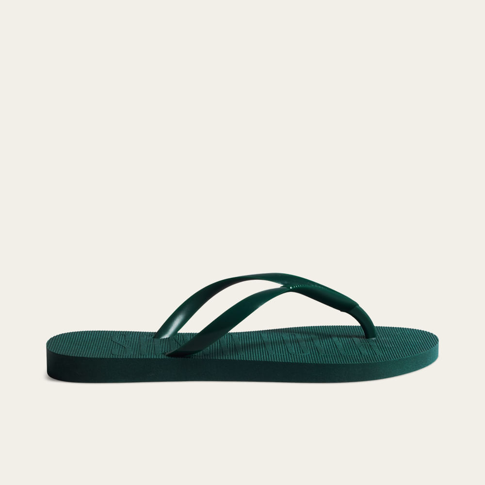 Chinelo Flip Flop Borracha Verde Oliva