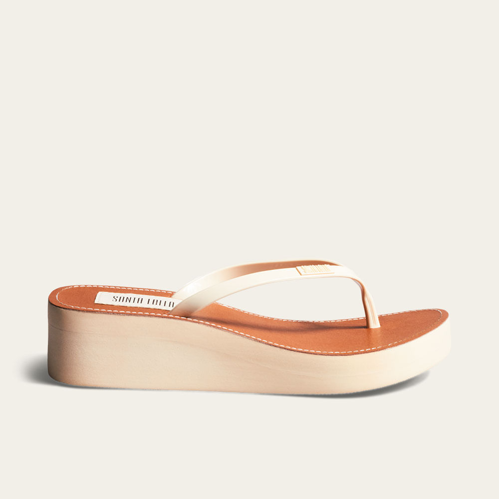 Papete de Dedo Plataforma Borracha Off White