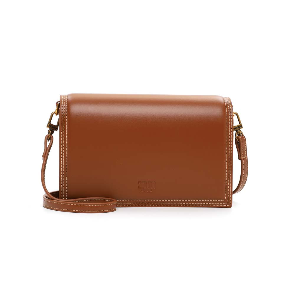Bolsa Carteira Soft Transversal Marrom Safari