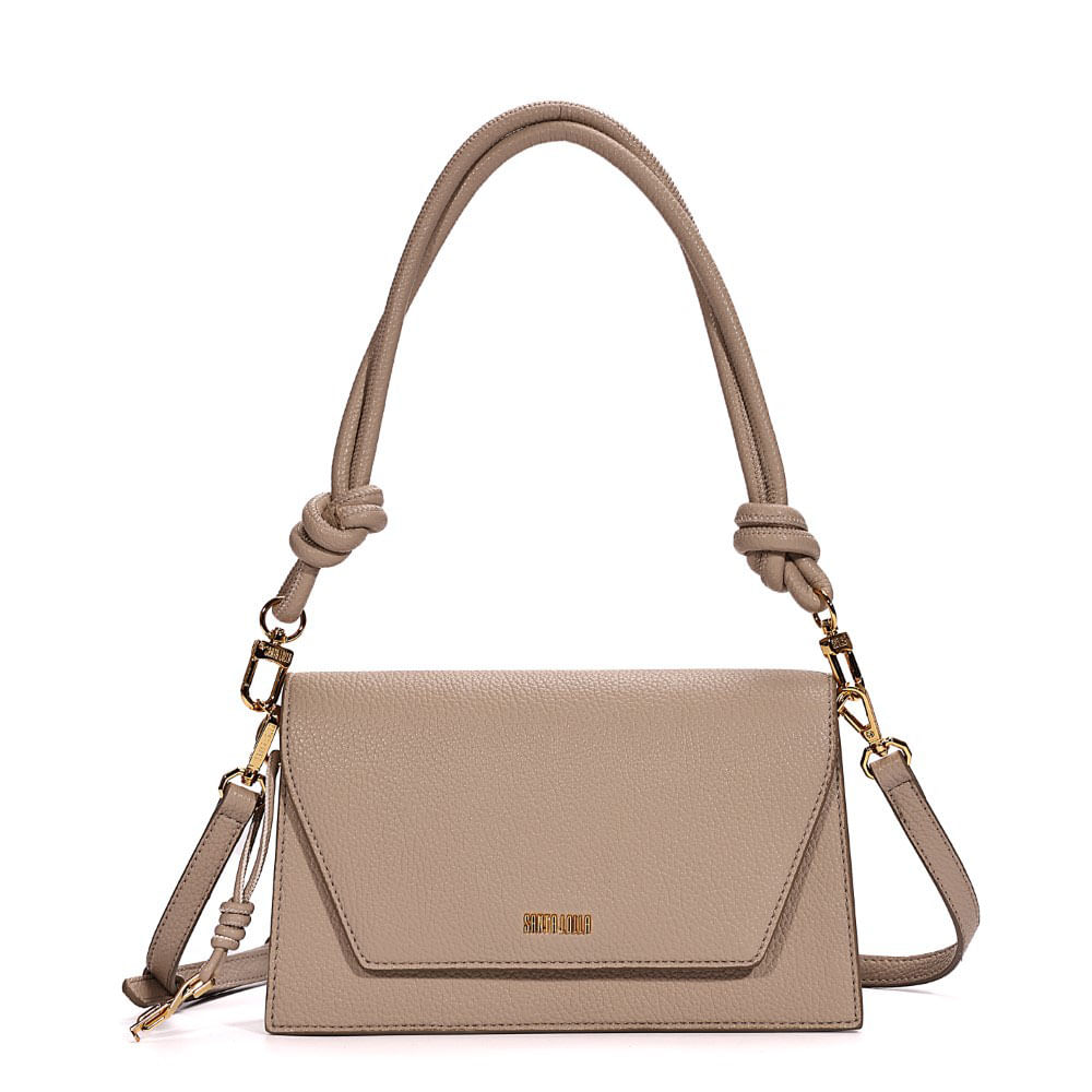 Bolsa Floater Alça De Ombro Bege Taupe