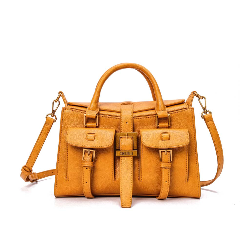 Bolsa Tote Média Floater Alça Dupla Amarelo Solar