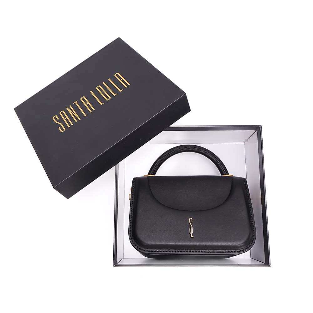Bolsa Pequena Soft Transversal Preta Black