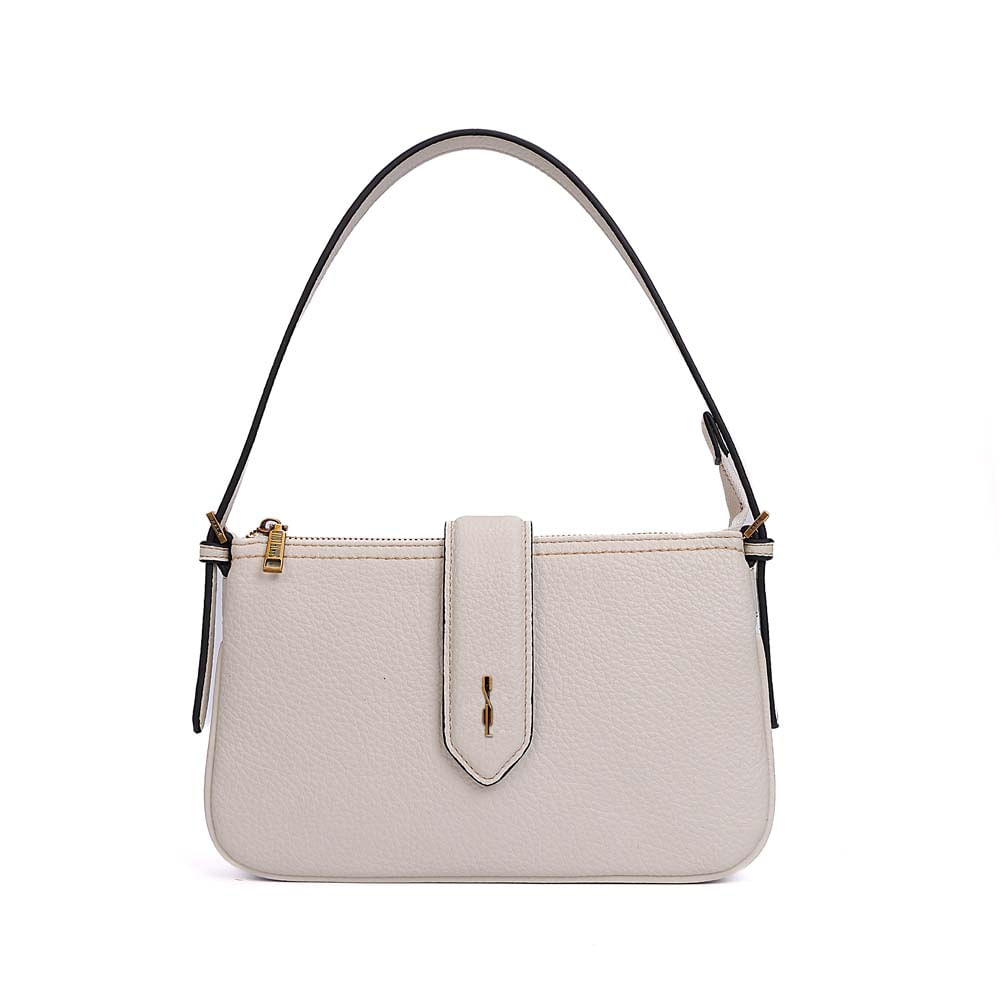 Bolsa Pequena Floater Alça De Ombro Off White Marfim