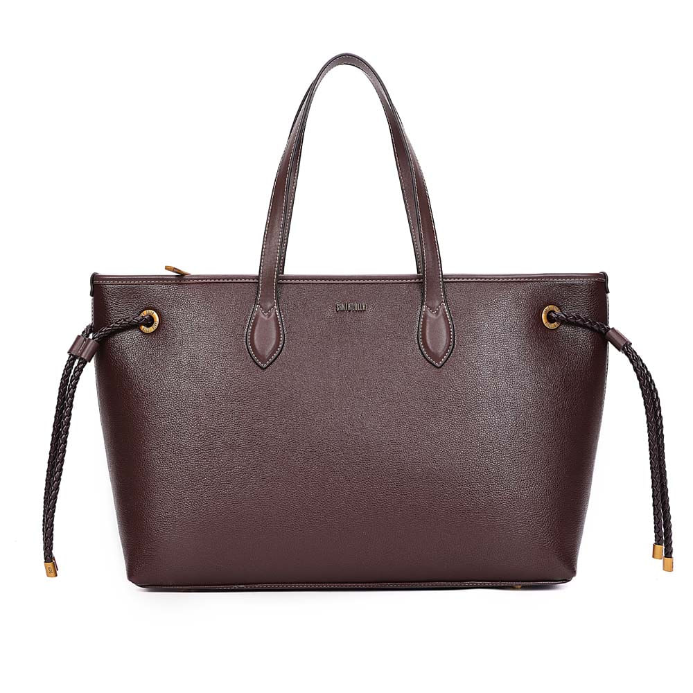 Bolsa Shopper Floater Alça De Ombro Marrom Dark Cocoa