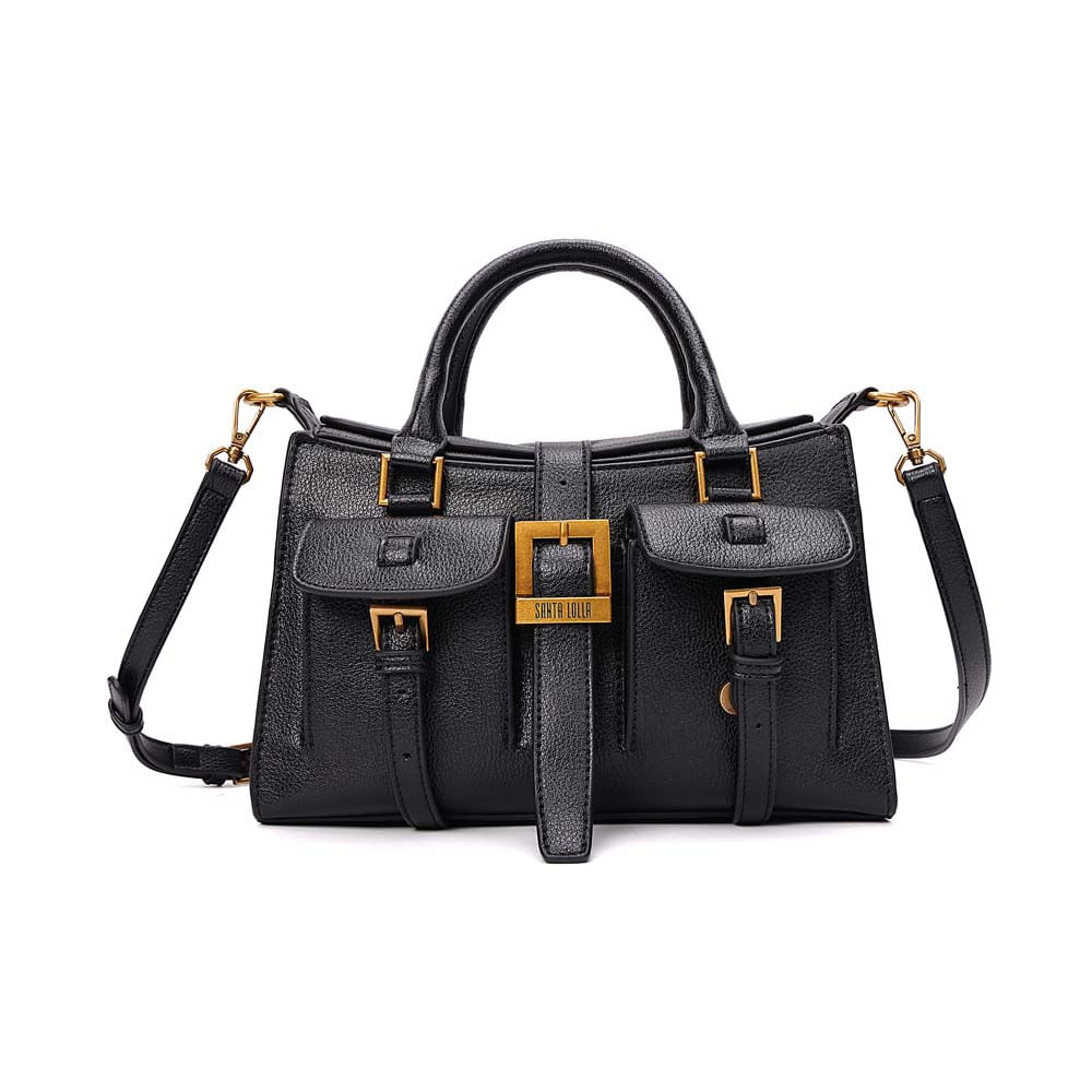 Bolsa Tote Média Floater Alça Dupla Preta