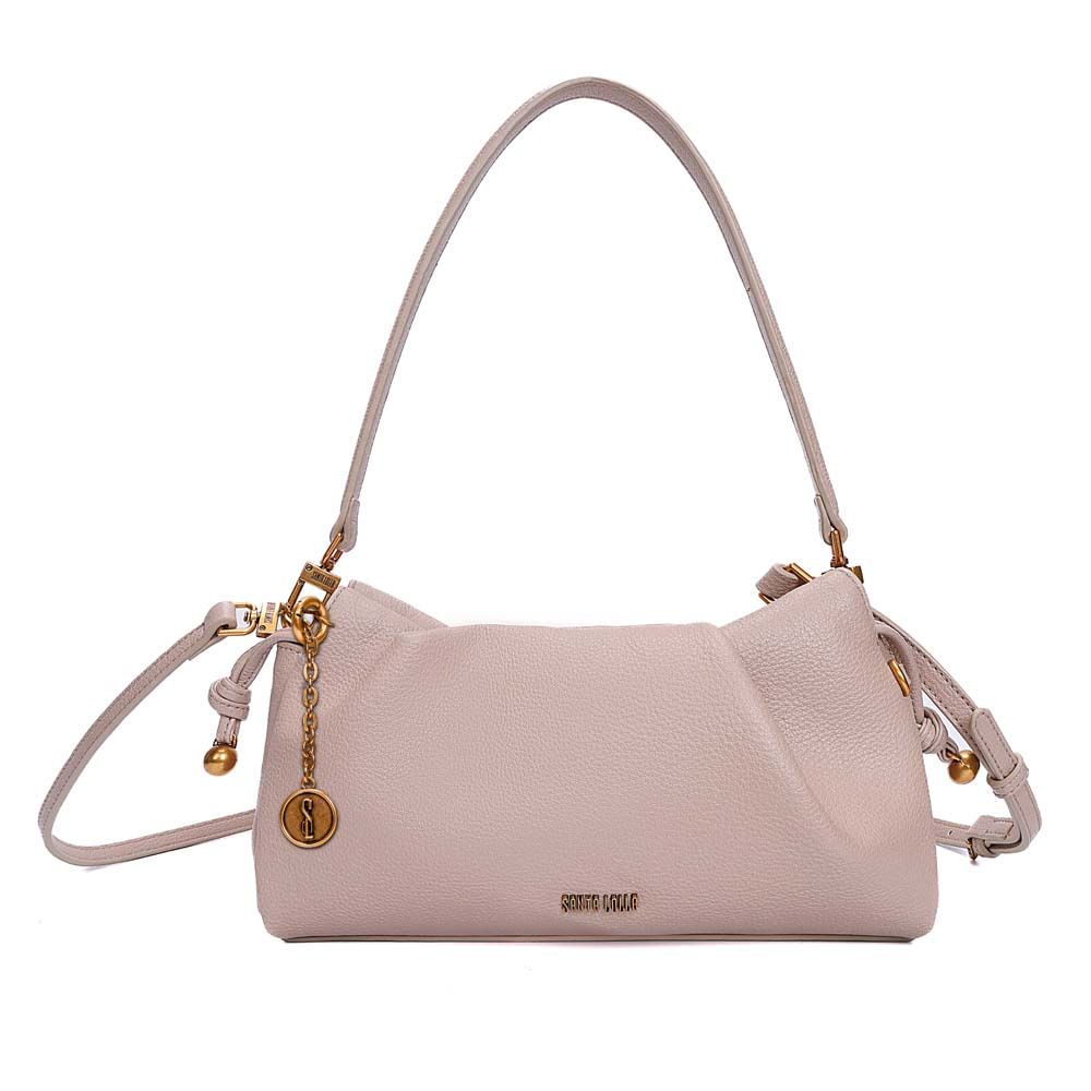 Bolsa Pequena Floater Alça Dupla Bege Areia