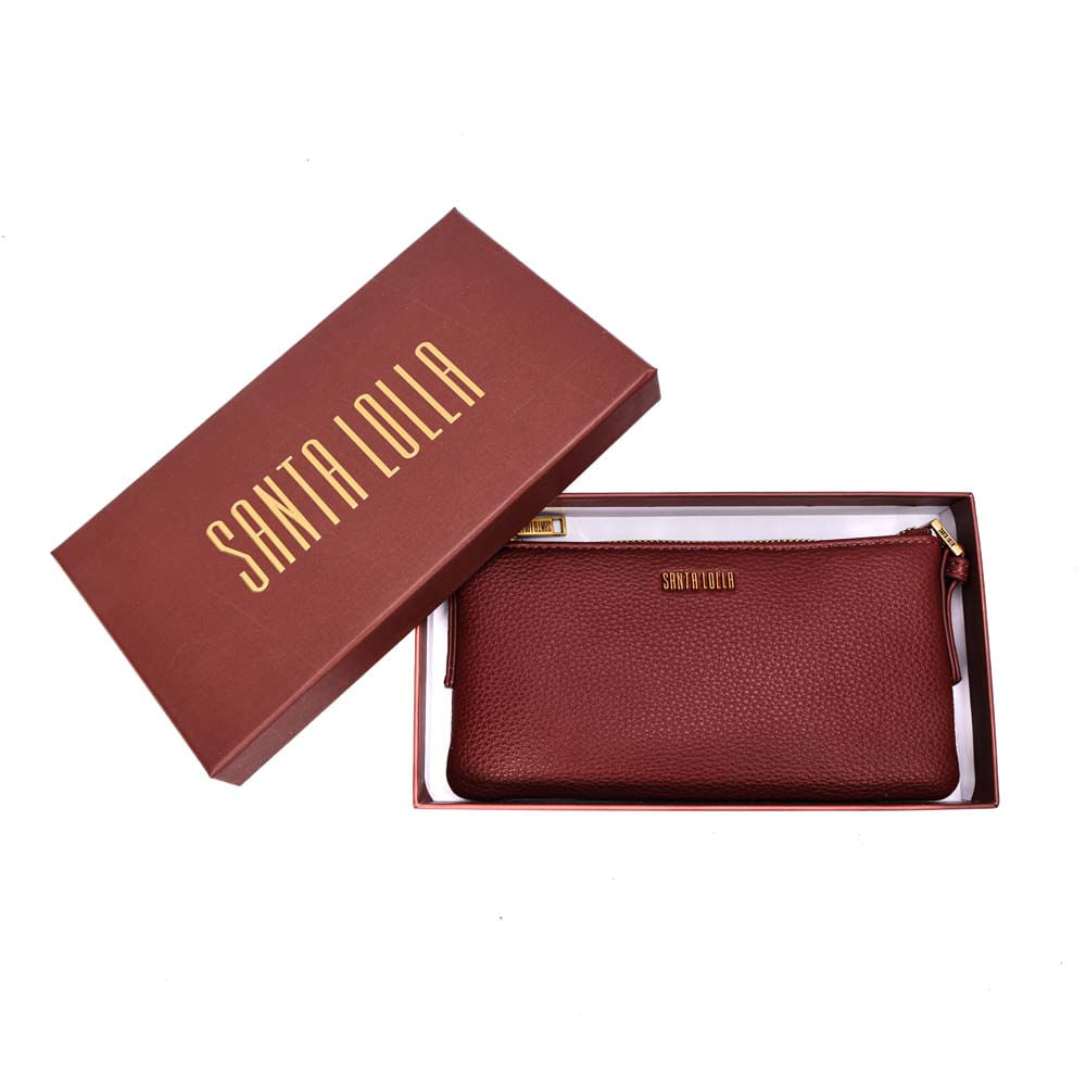 Bolsa Na Caixa Soft Transversal Marrom Terracota