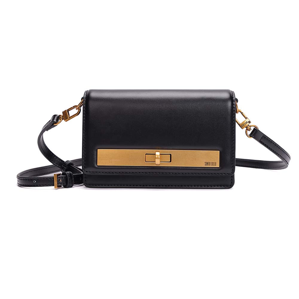 Bolsa Soft Transversal Preta