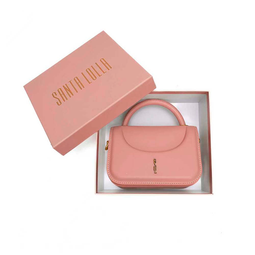 Bolsa Pequena Soft Transversal Rosa Blossom