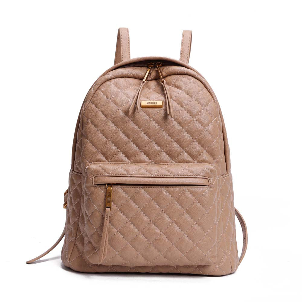 Mochila Floater Matelassê Bege Areia