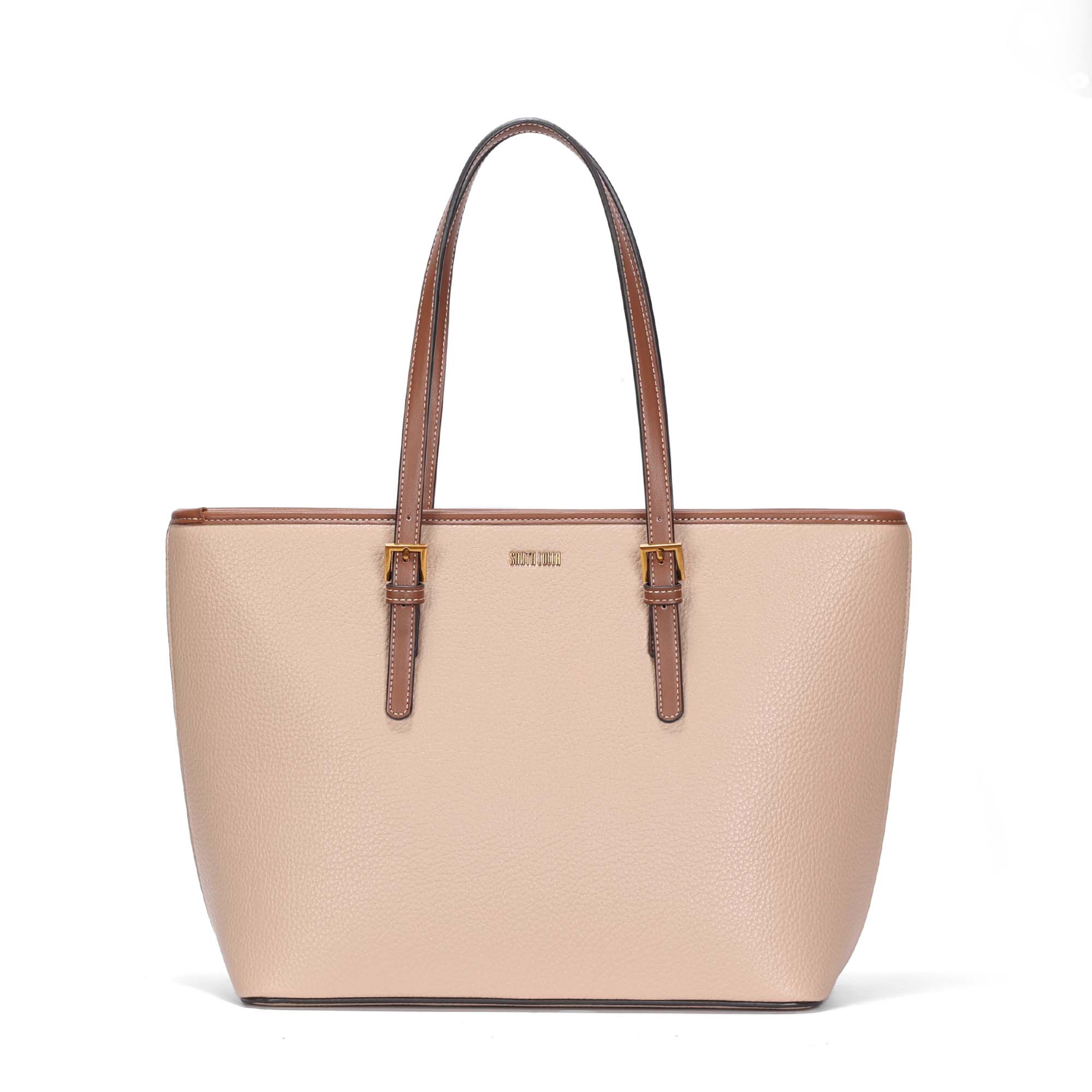 Bolsa Shopper Grande Floater Bege Texturizada