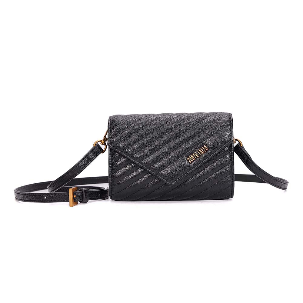 Bolsa Carteira Pequena Floater Matelassê Preto