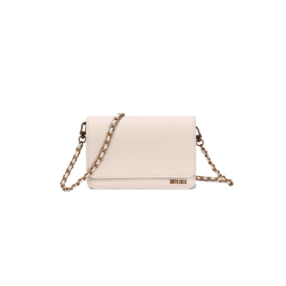 Bolsa Quadrada Pequena Floater Marfim Transversal