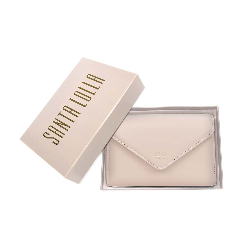 Bolsa Carteira Soft Alça Tiracolo Marfim