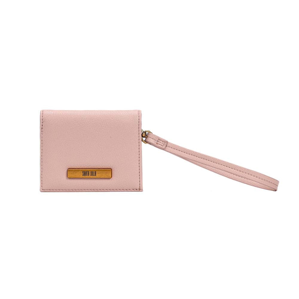 Carteira Risco Pequena Rosa Blossom Alça De Mão