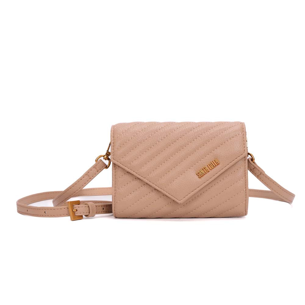 Bolsa Carteira Pequena Floater Matelassê Bege