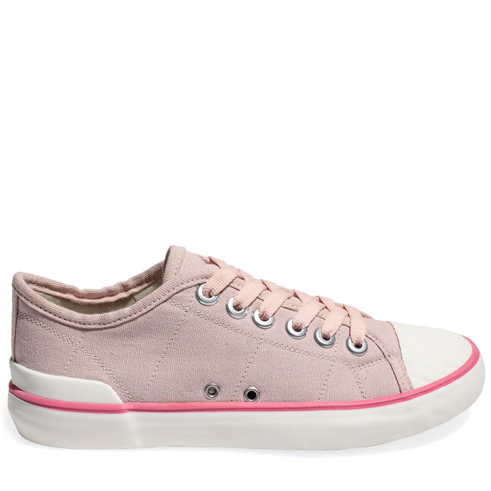 Tênis Lona Deserto Rosa Quartzo