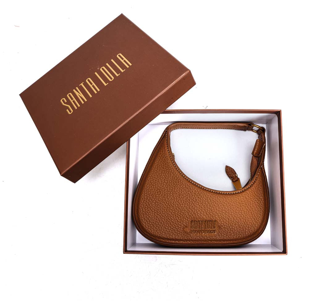 Bolsa Meia Lua Floater Marrom Safari