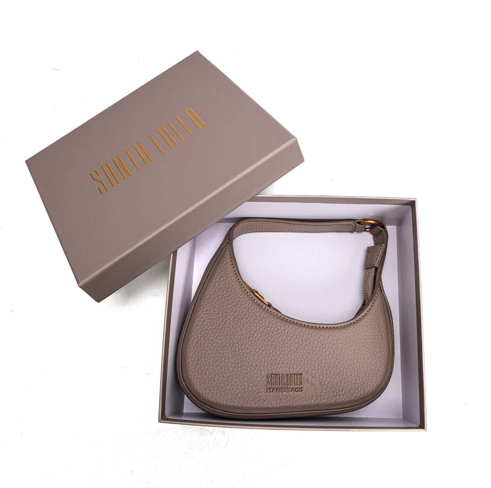 Bolsa Meia Lua Floater Cinza Fog