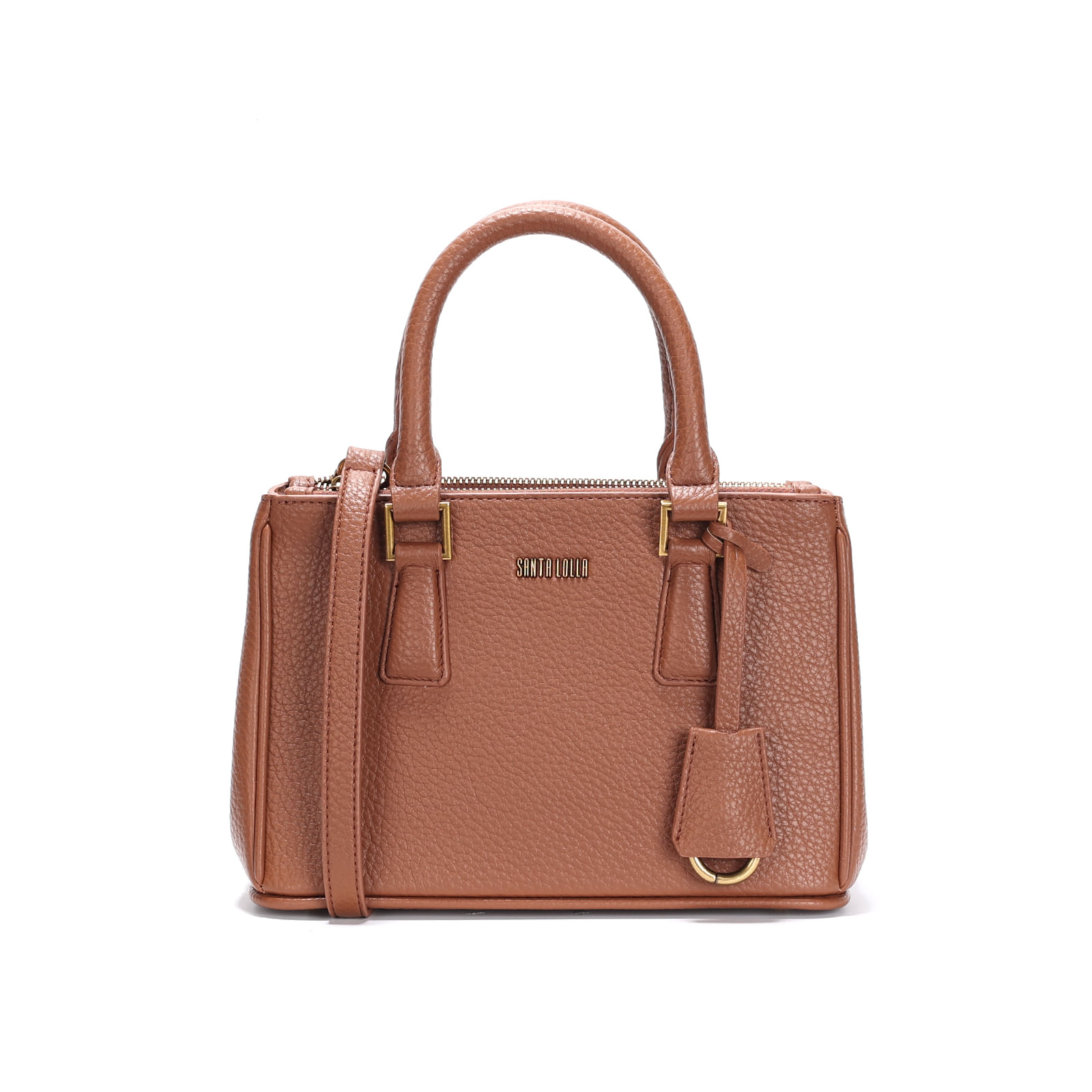 Bolsa Tote Floater Média Duas Alças Marrom