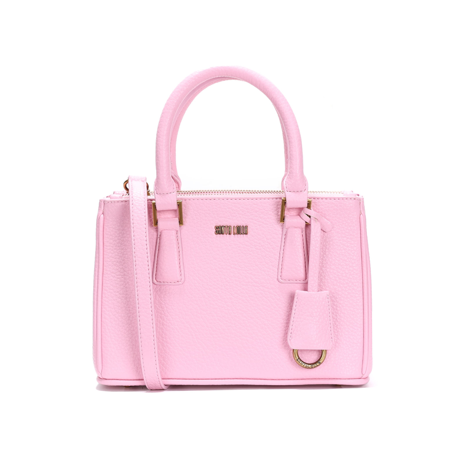 Bolsa Tote Floater Média Duas Alças Rosa