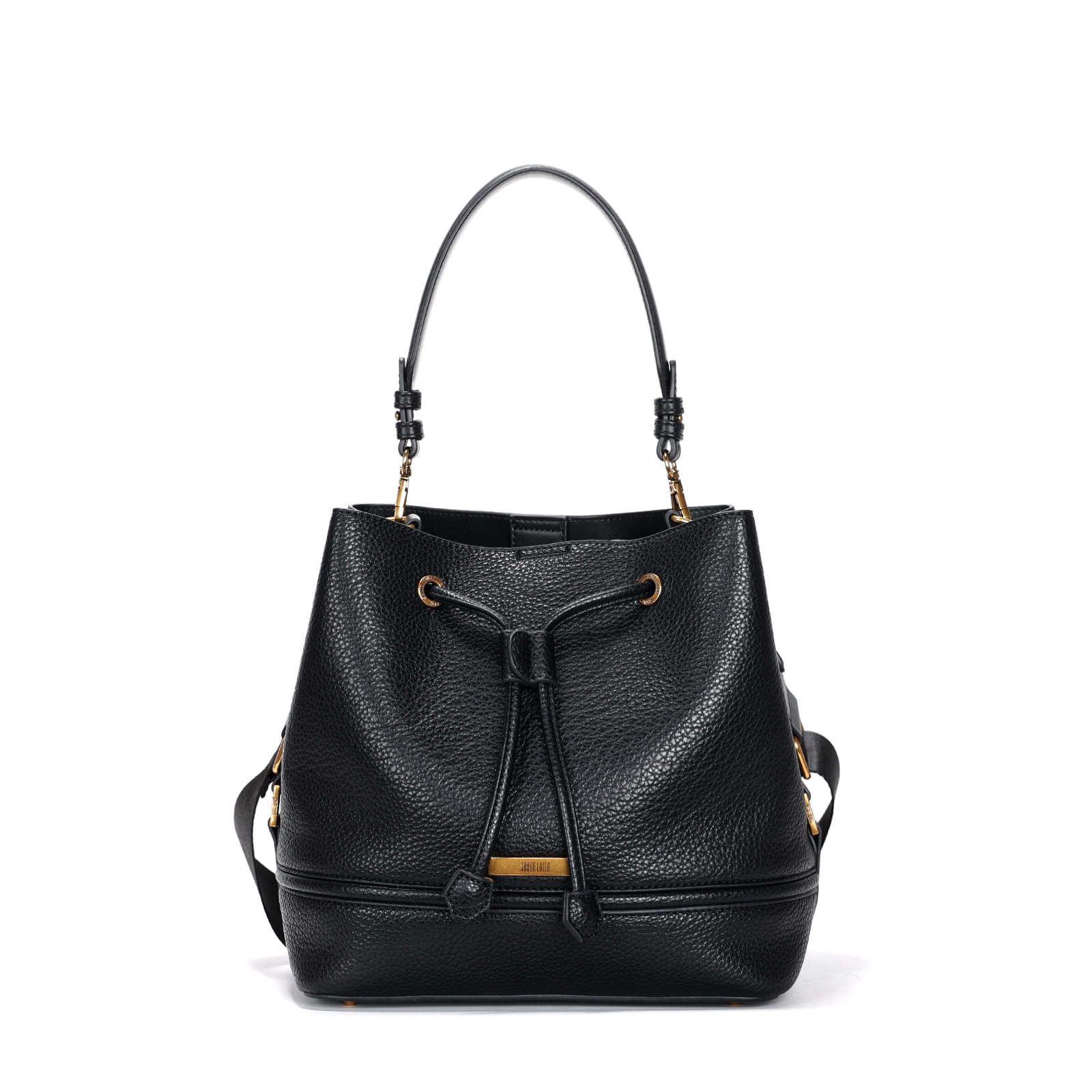 Bolsa Bucket Floater Preto Transversal