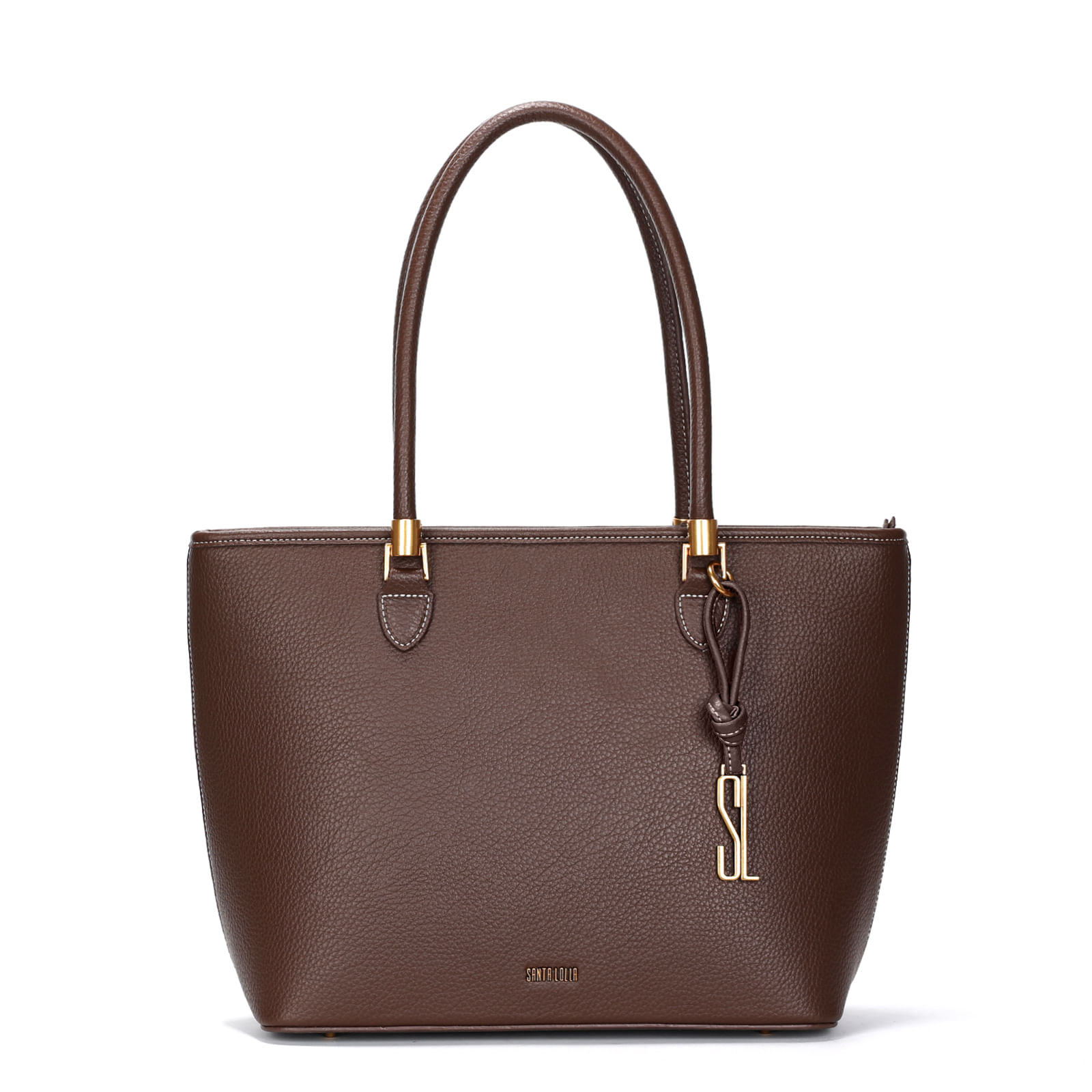 Bolsa Shopper Marrom Cocoa Floater Alça De Ombro