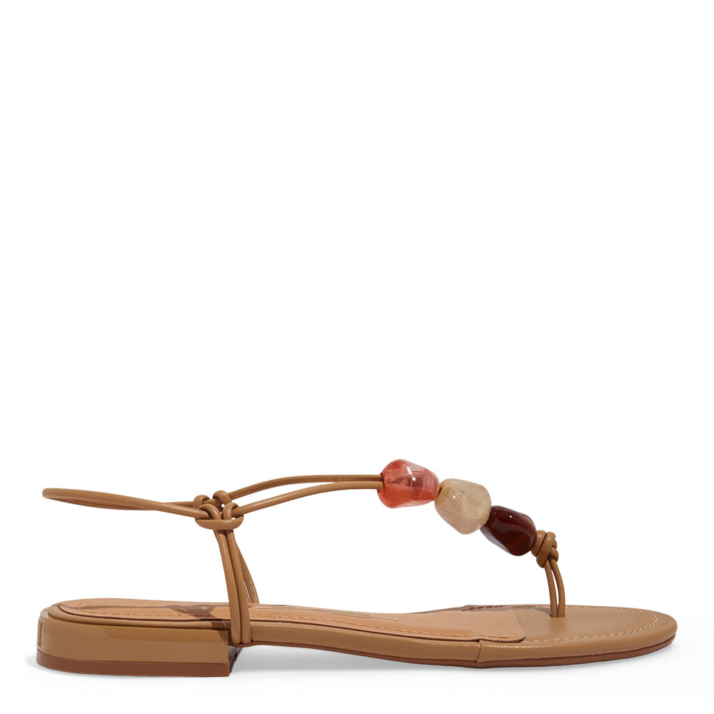Rasteira Napa Soft Bege