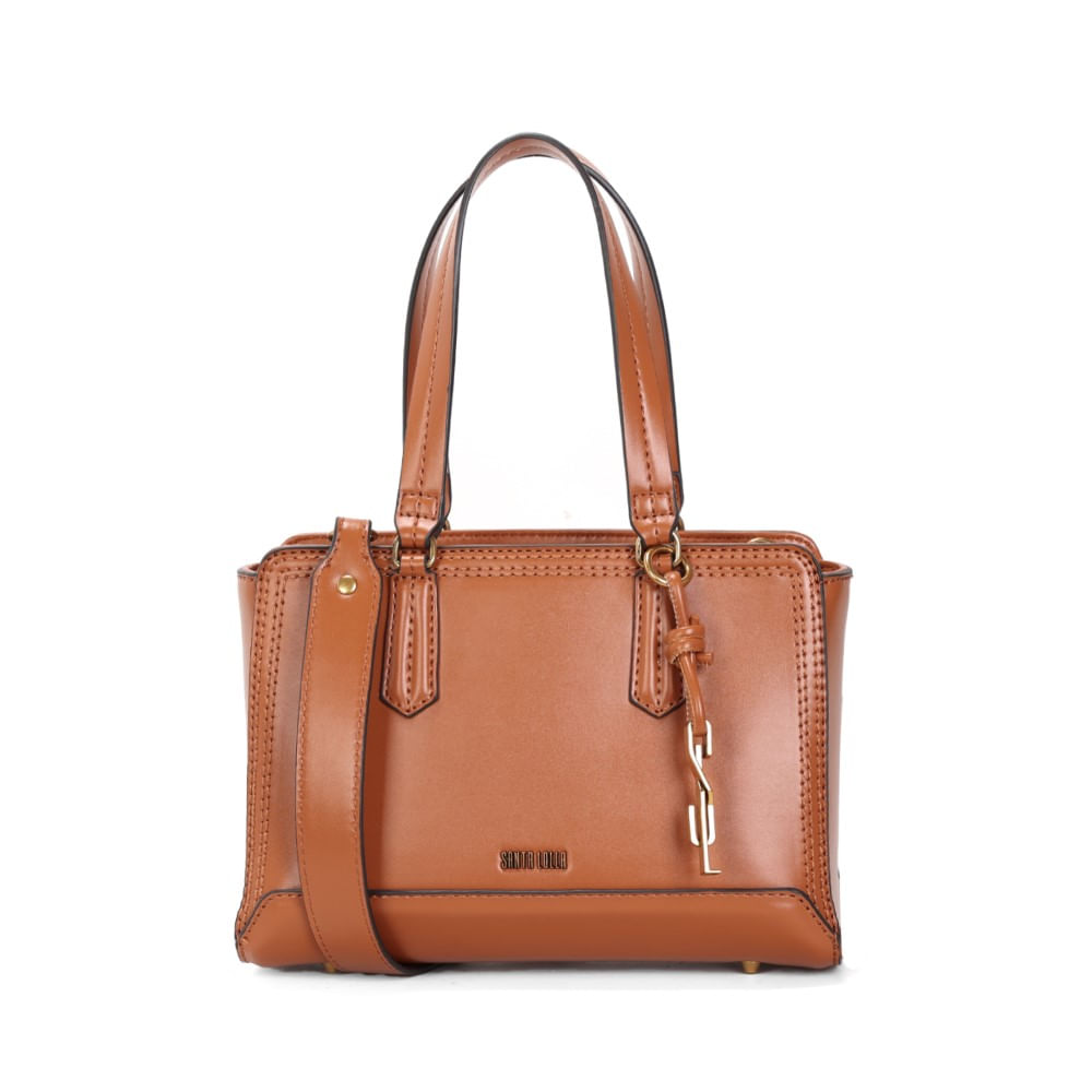 Bolsa Tote Soft Marrom Duas Alças