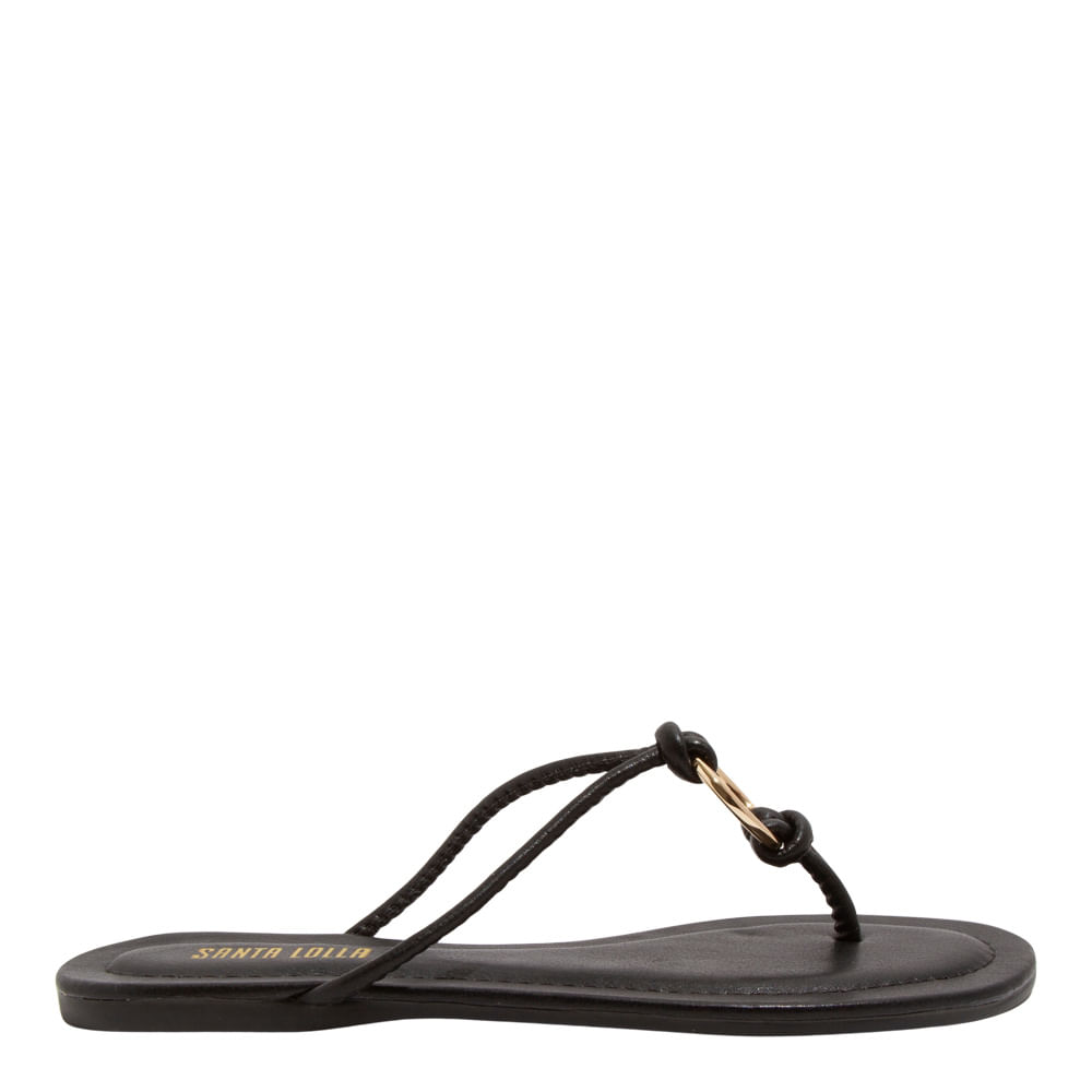 Rasteira Napa Soft Preto
