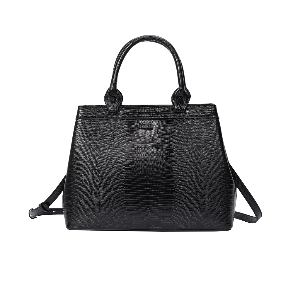 Bolsa Tote Lizard Preto Duas Alças