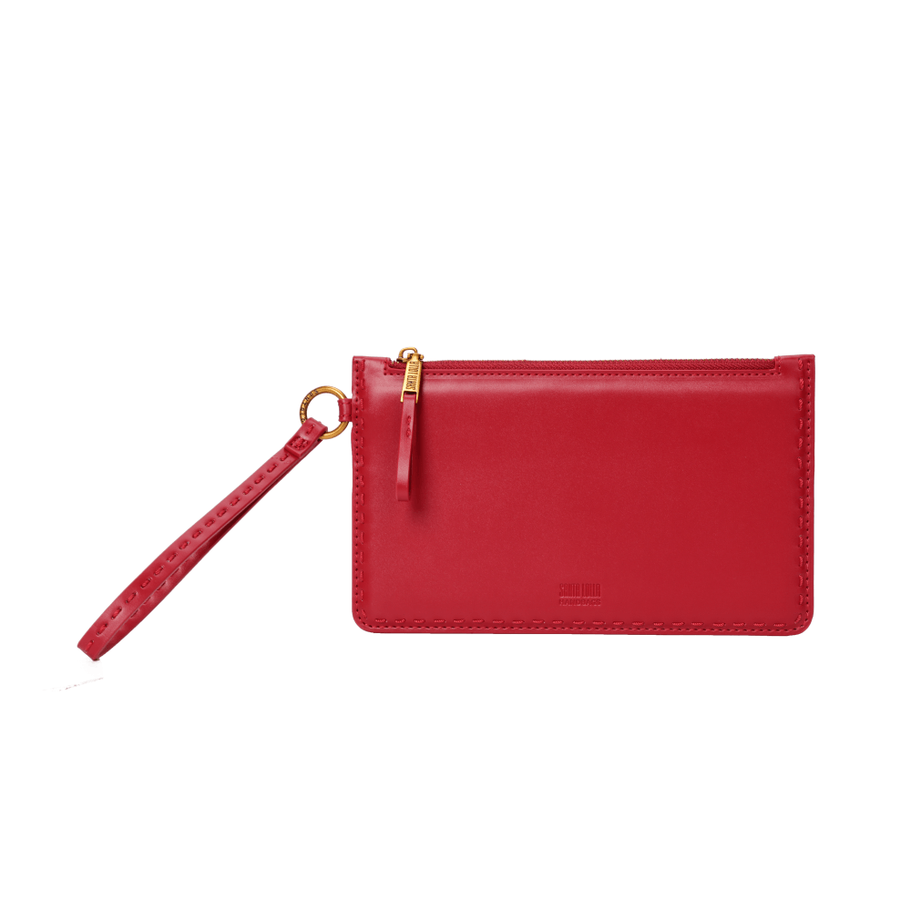 Clutch Soft Vermelha Alça De Mão