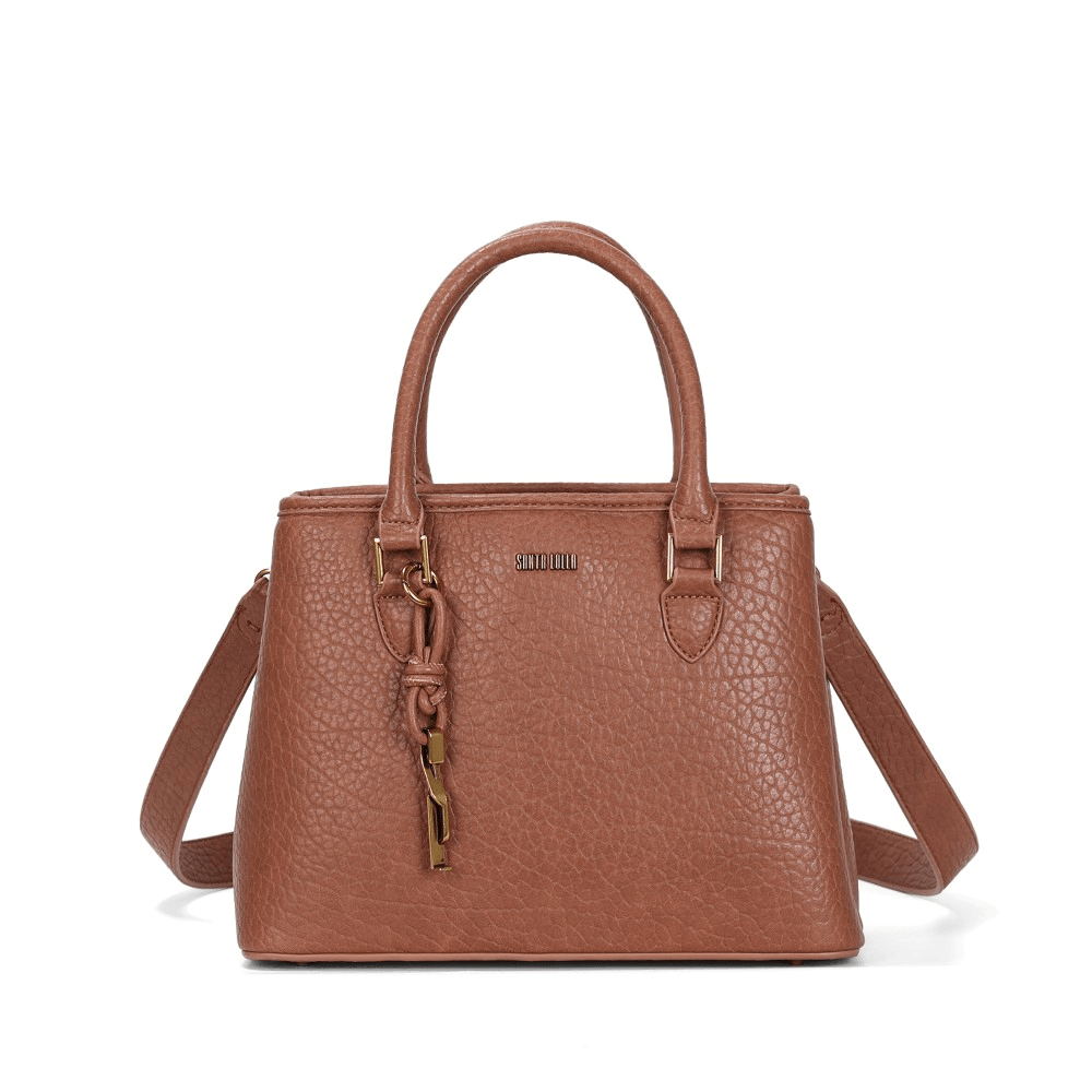 Bolsa Tote Floater Marrom Safari Alça Dupla