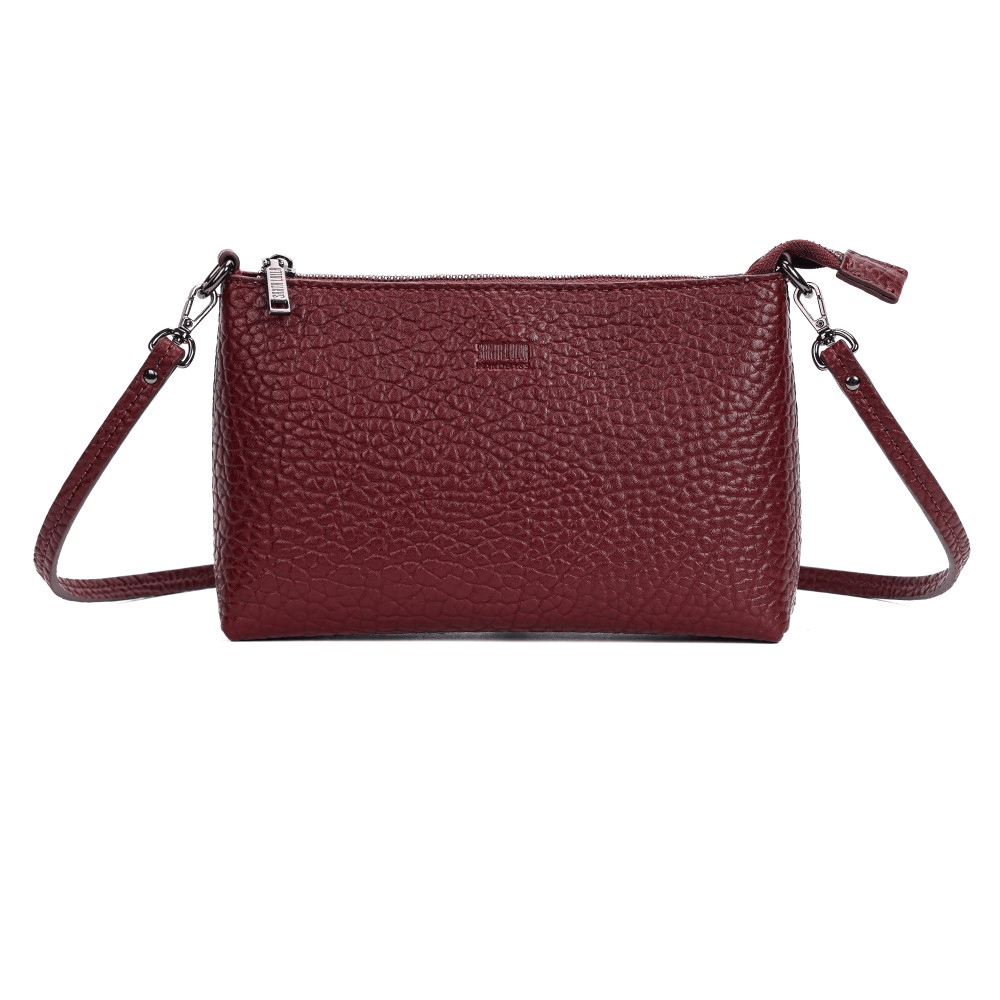 Bolsa Clutch Pequena Floater Vermelho Ruby Alça Transversal