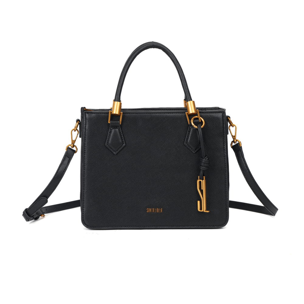 Bolsa Tote Risco Preto Alça de Ombro