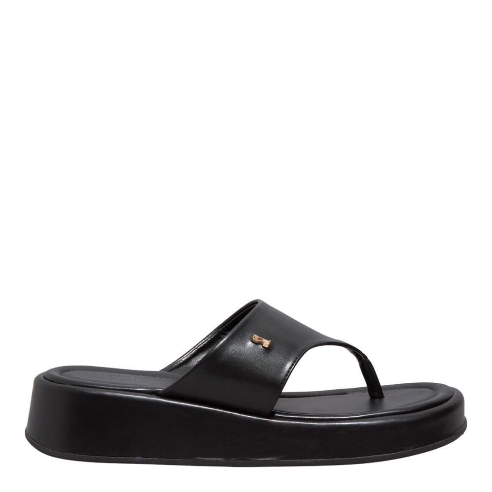 Papete Thong Napa Santorine Preto