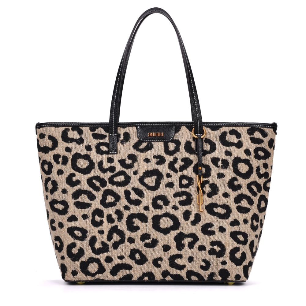 Bolsa Shopper Animal Print Onça